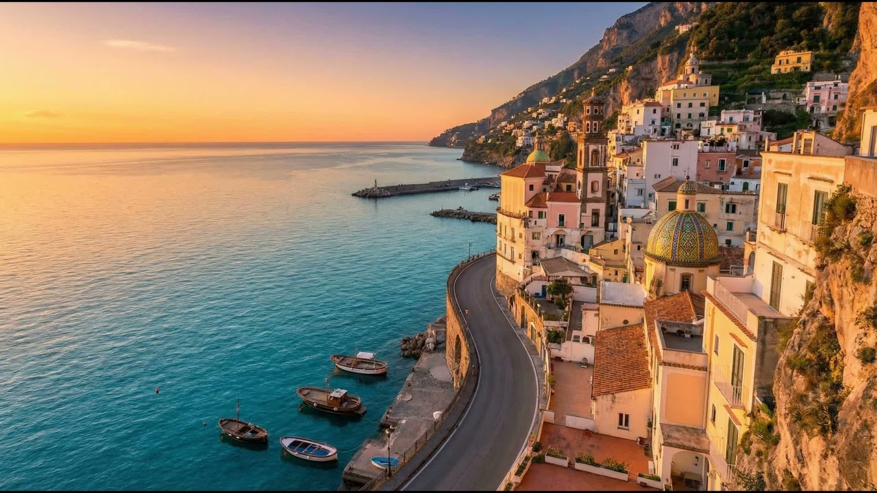 Amalfi Coast | Italo Disco Synthwave | Sunset Drive Music