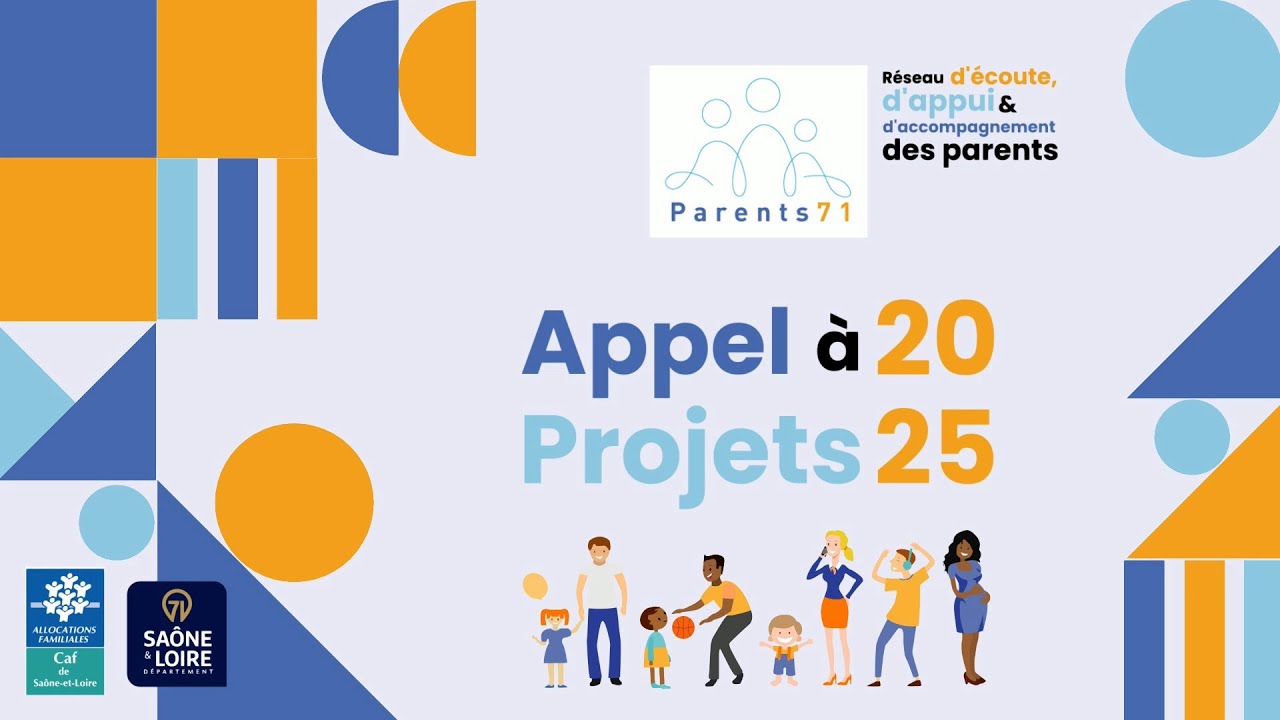 Parents71 : appel à projets 2025