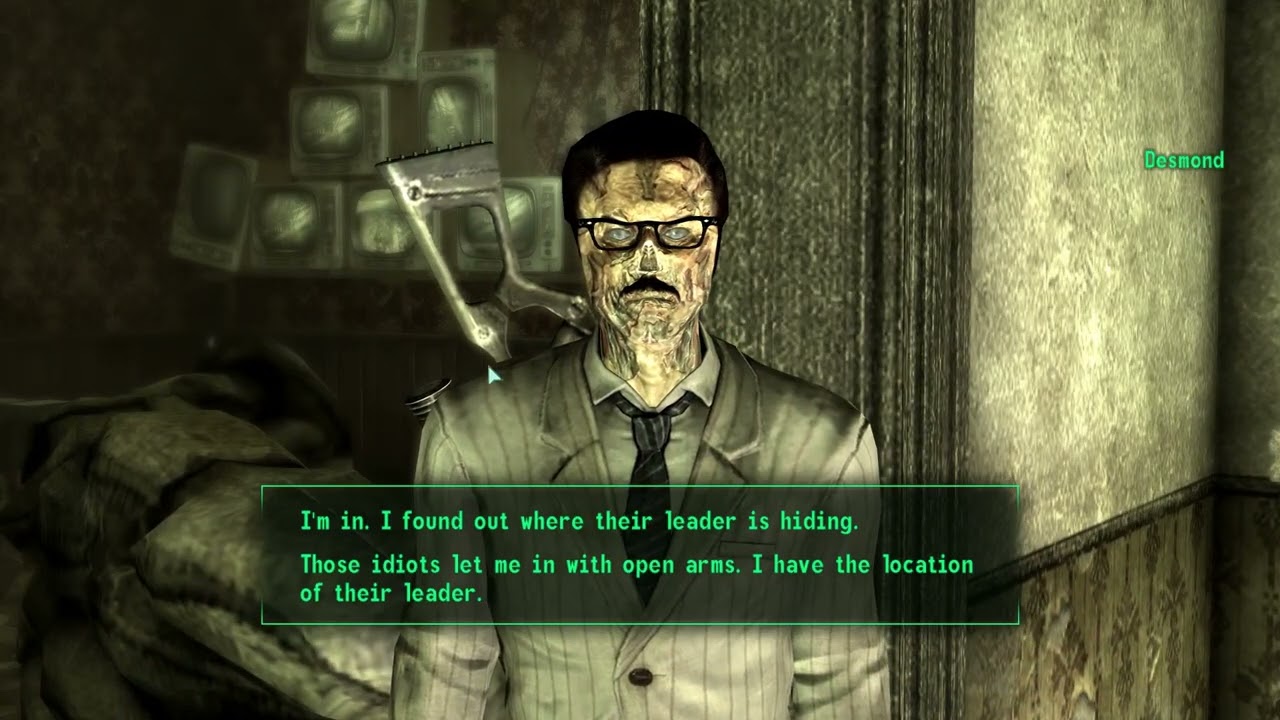 Fallout 3- Back to the Calvert Mansion/ Desmond annoys me
