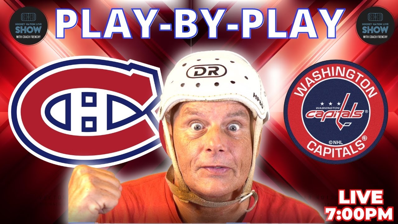 Hockey Showdown: Capitals vs Canadiens | Epic Rematch Playoffs | Play-by-Play & Reactions