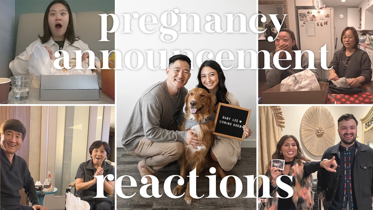 WE'RE PREGNANT | telling our friends and families