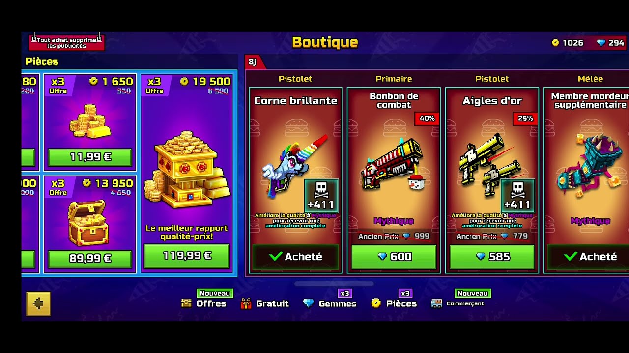 Buying 5 Weapons From The New Van! | Pixel gun 3d