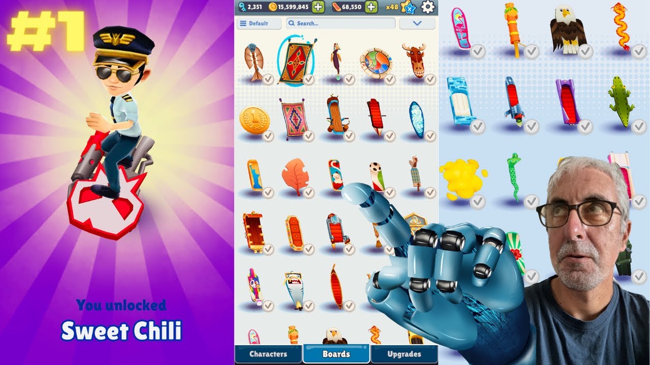 My Top 10 Favorite Subway Surfers Boards of all time!