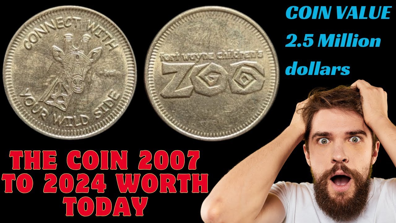 Rare 2007 Kent Wayne Children's Zoo old Coin || Coin Value 2024! Worth 2.5 Million Dollars || #coin
