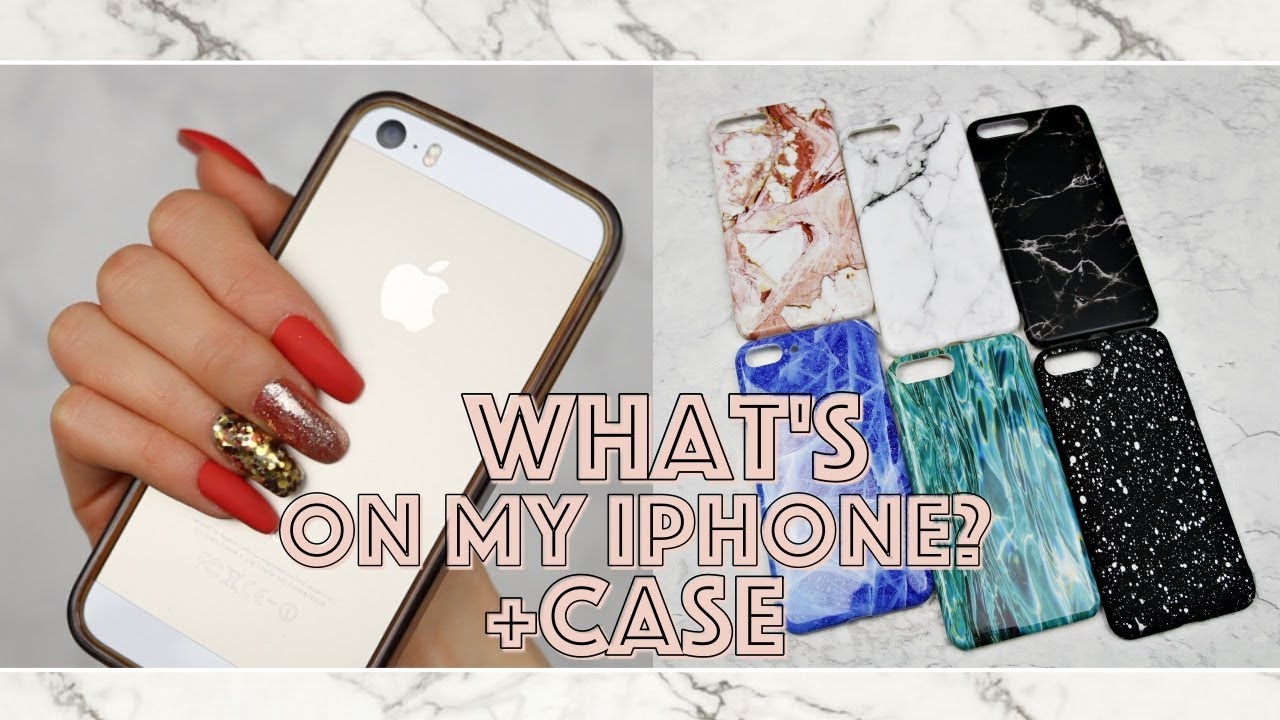 WHAT'S ON MY PHONE? CO JEST NA MOIM TELEFONIE? + CASE