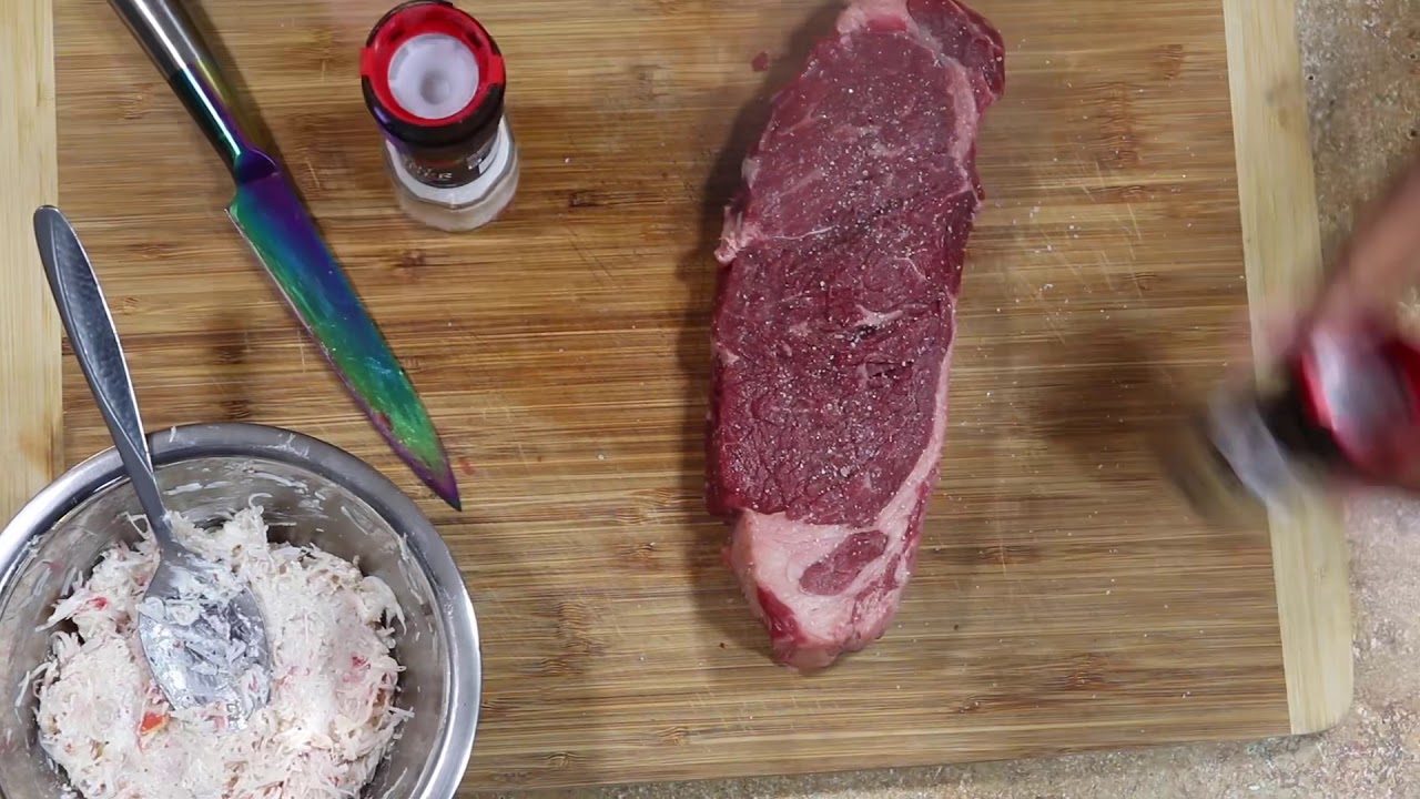 Crab Stuffed New York Strip Steak