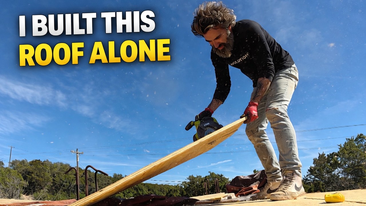 I built This Roof Alone. Circular Saw Mistakes, Adding windows without frames.
