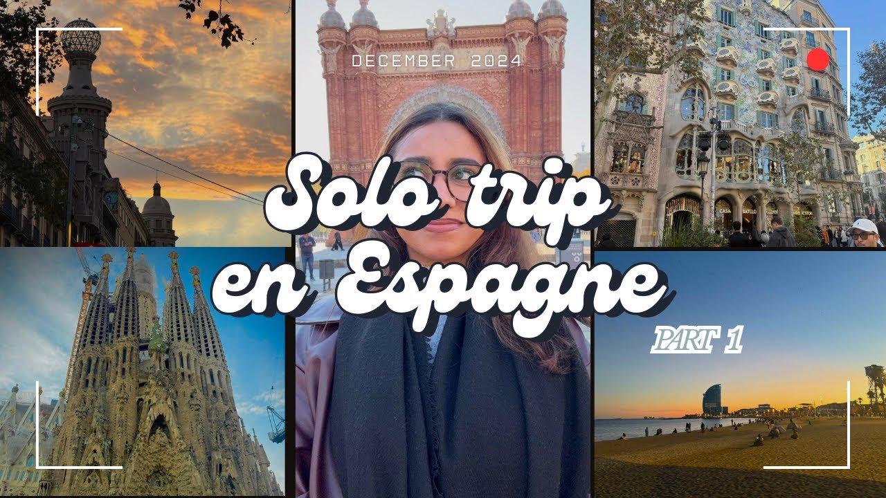 For my first solo trip I chose Barcelona ! Ajiw tchoufo kif dazet I أول تسافيرة ليا بوحدي 🙈🫣 🇪🇸 P1