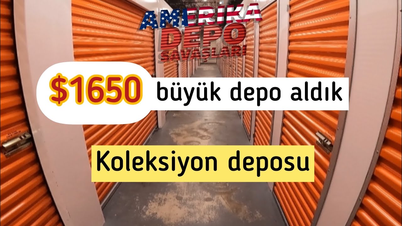 $1650 koleksiyon deposu aldık