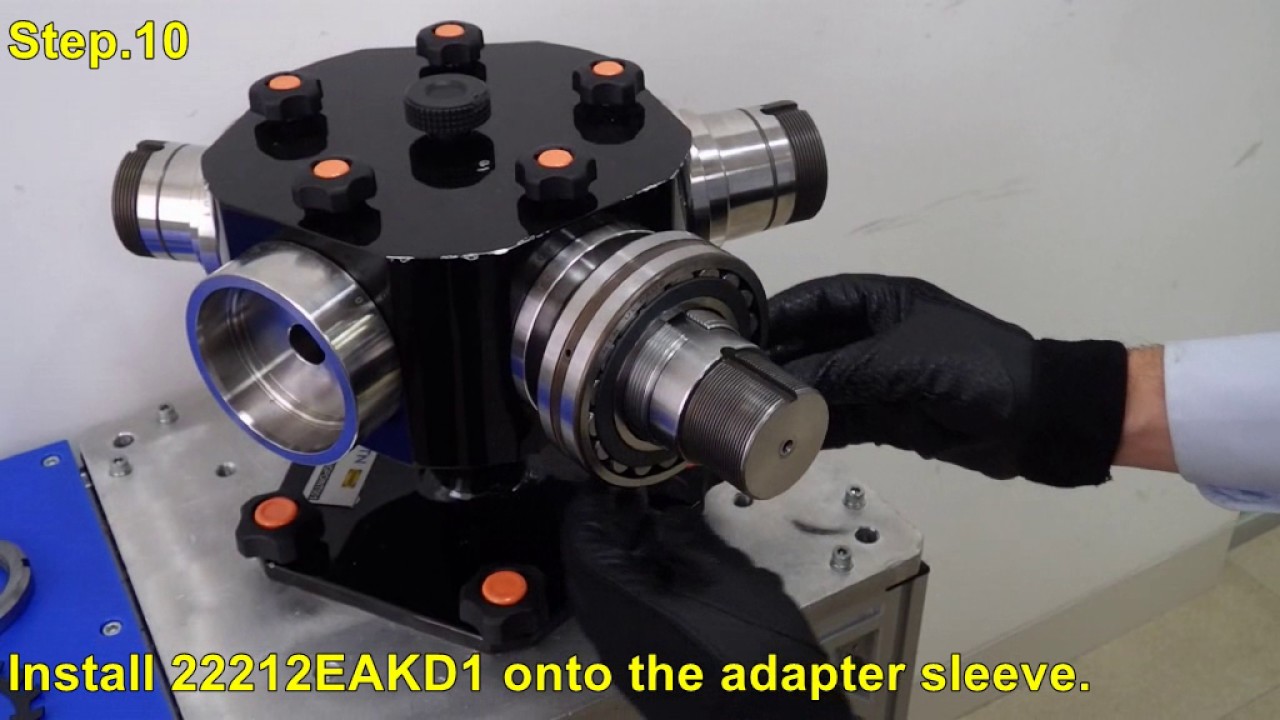 NTN - Hydraulic mounting/Spherical roller bearing 22212EAKD1 - Mounting/E