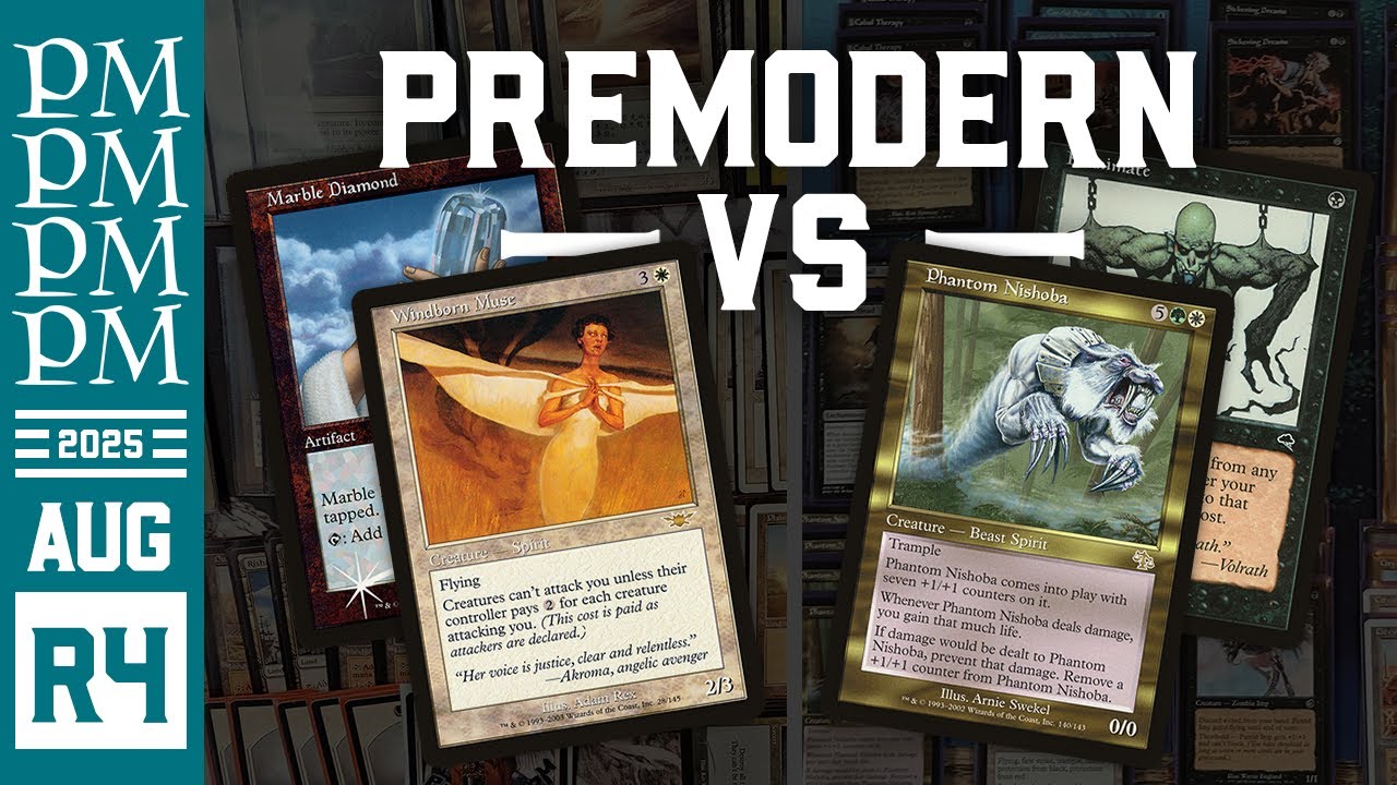 Энджел Стомпи против Реаниматора — Раунд 4 — Турнир Premodern, август 2025 г.