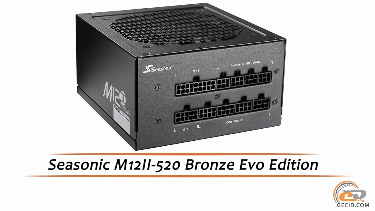 Seasonic M12II-520 Bronze Evo Edition - видеообзор блока питания