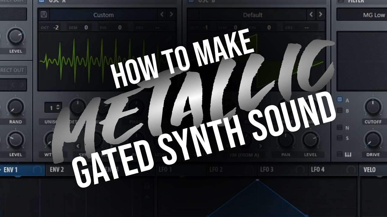 Metallic Gated Texture - Psytrance Synth Sound