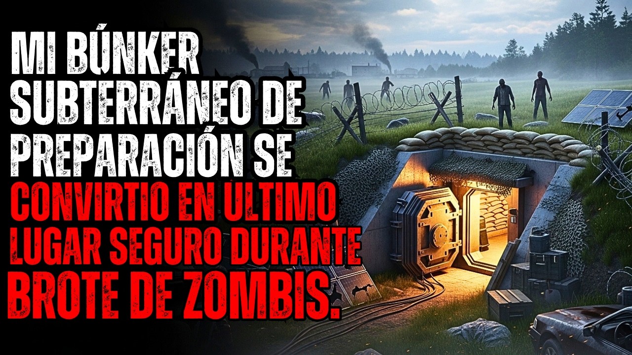 Mi búnker subterráneo de preparación se convirtió en último lugar seguro durante el brote de zombis.