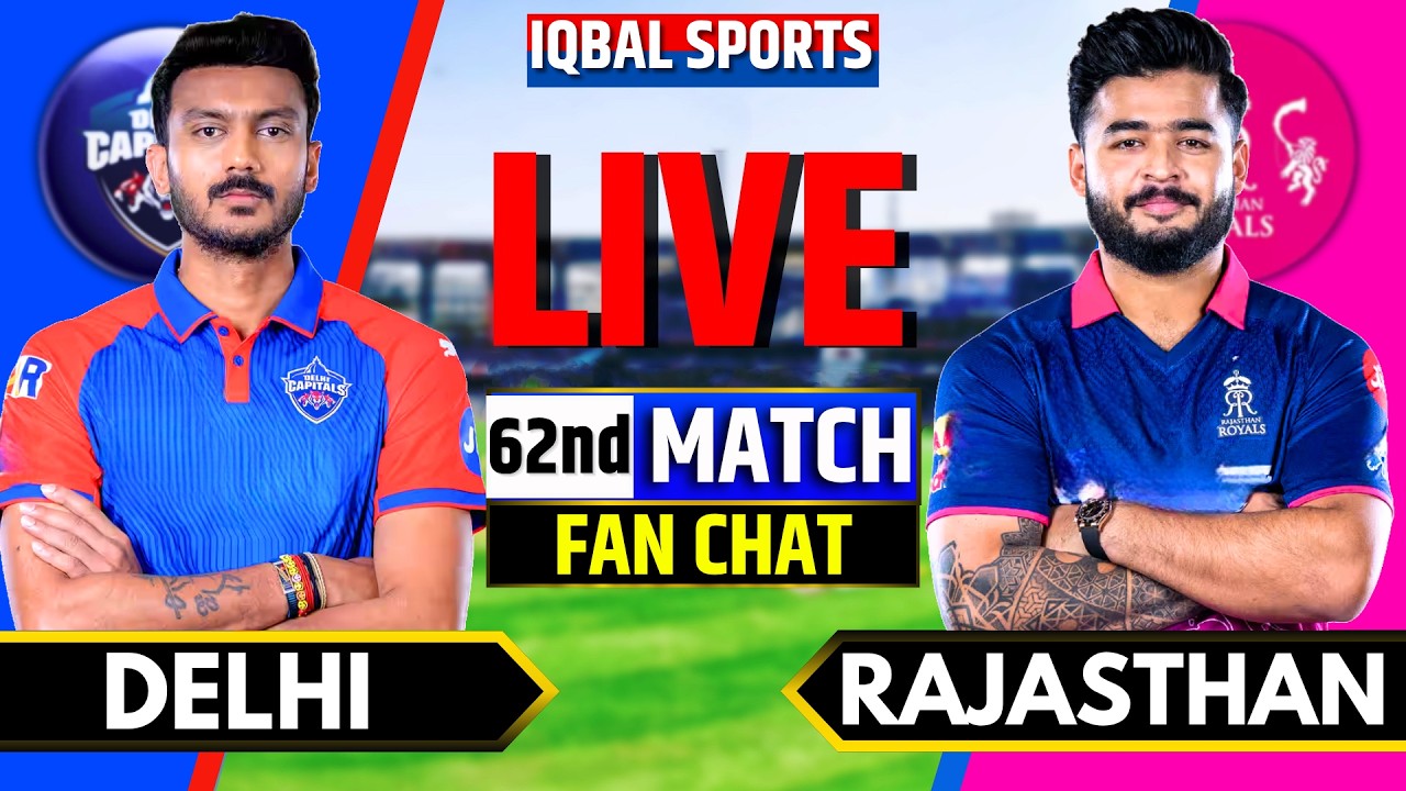 🔴Rajasthan vs Delhi Live Match, IPL 2026 Fan Chat | RR vs DC Live | Live Cricket Match Today