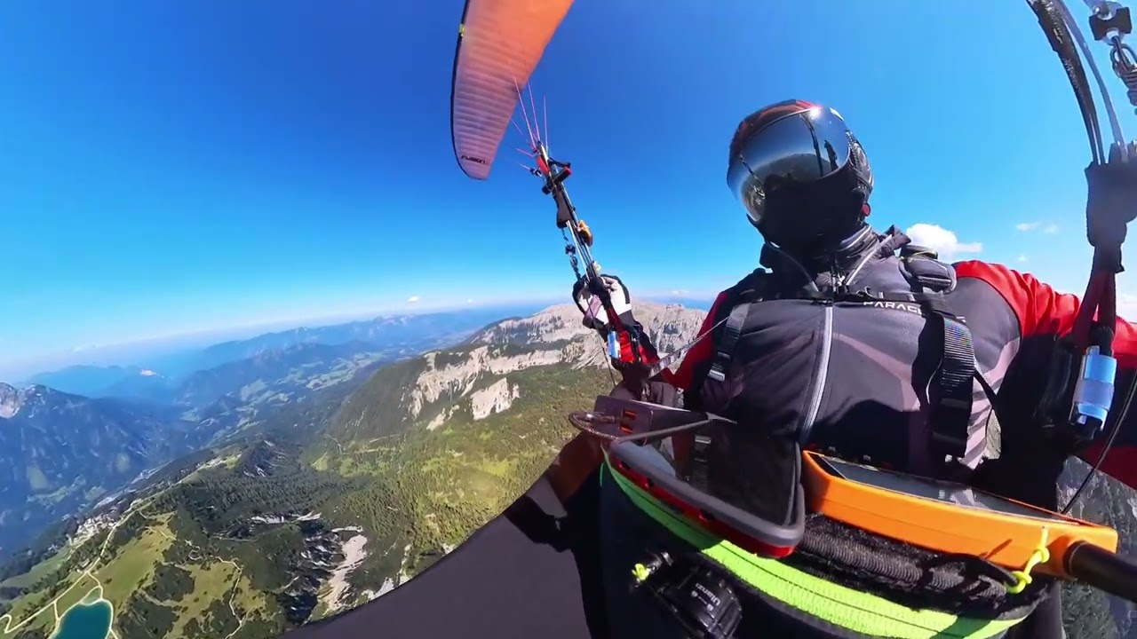 Hinterstoder Panorama Thermikflug