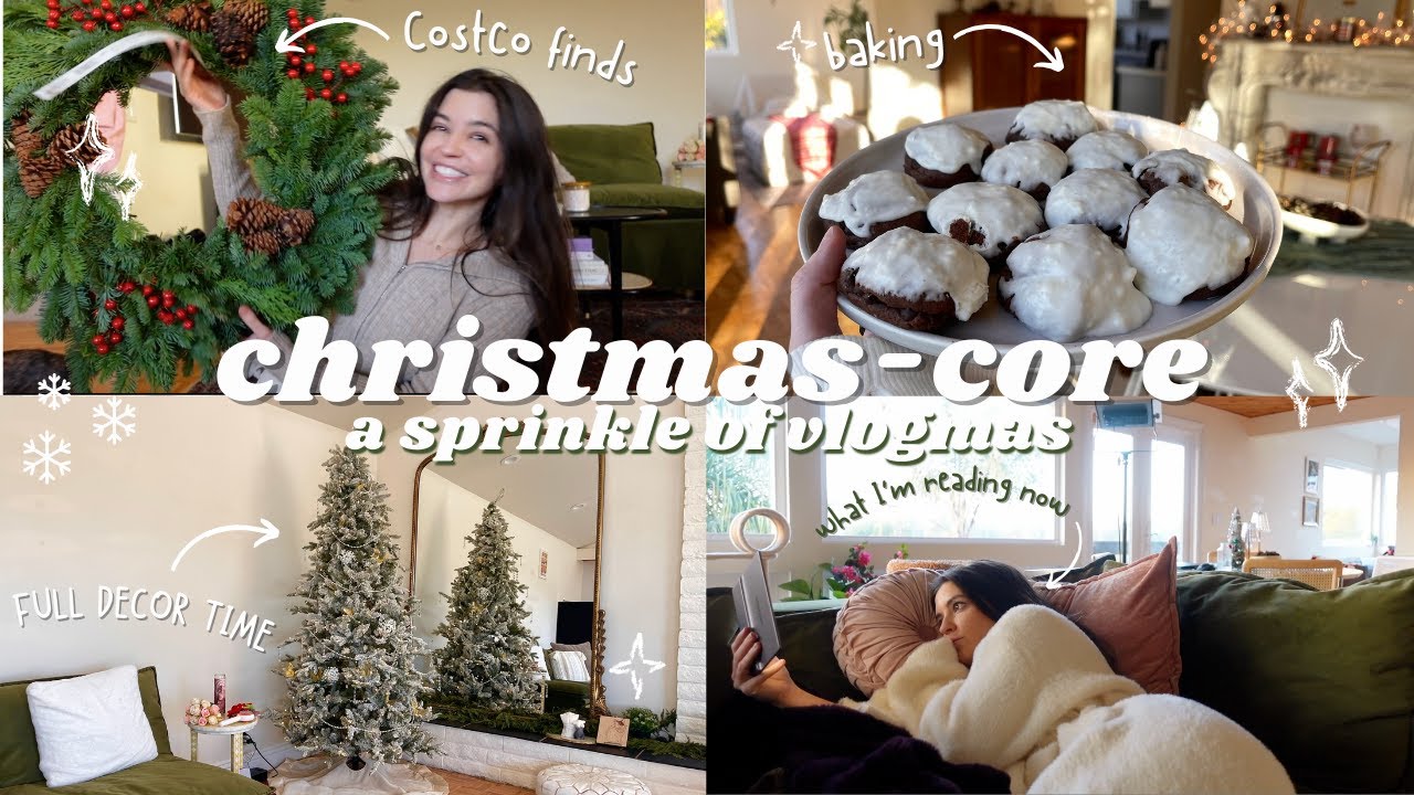 CHRISTMAS-CORE 🎄 немного влогов || книги, декор, тренировки, выпечка, чаты