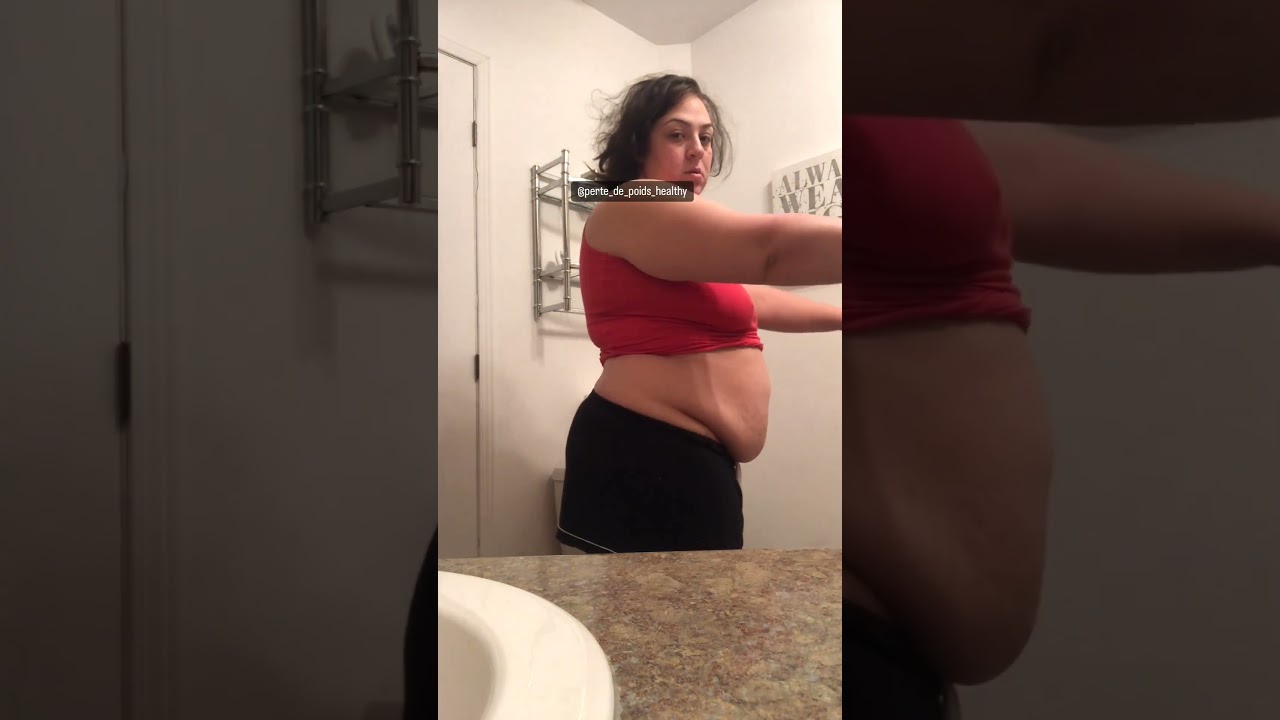 Ma transformation physique - perte de poids avant apr&egrave;s #shorts #weightloss