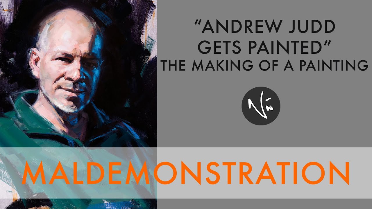 MALDEMONSTRATION - Andrew Judd gets painted