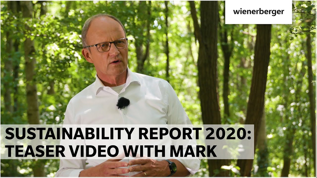 Wienerberger AG: Mark van Loon on the Sustainability Report 2020 (Teaser Video)