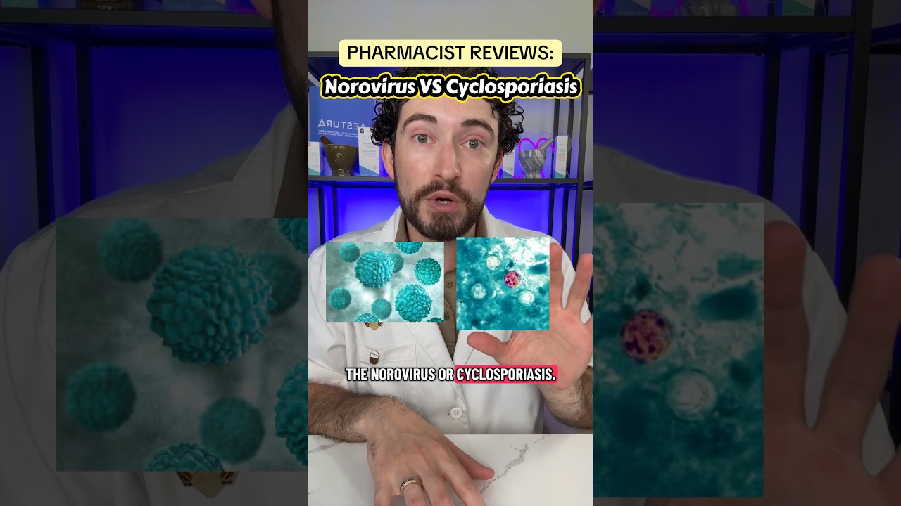 ‼️ ЦИКЛОСПОРИАЗ ИЛИ НОРОВИРУС?! Фармацевт быстро объясняет, в чем разница #циклоспора