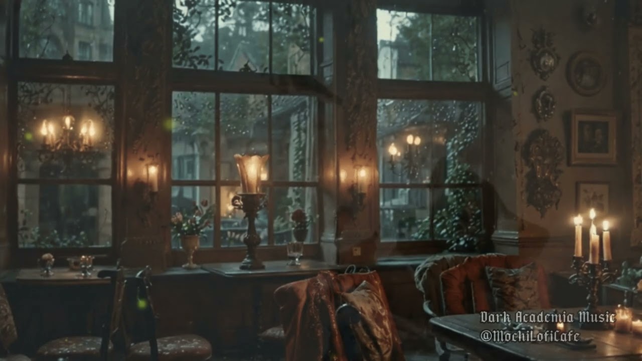 The Midnight Caf&eacute; | Dark Academia Music for Study, Reading, Relax | Melancholic Piano