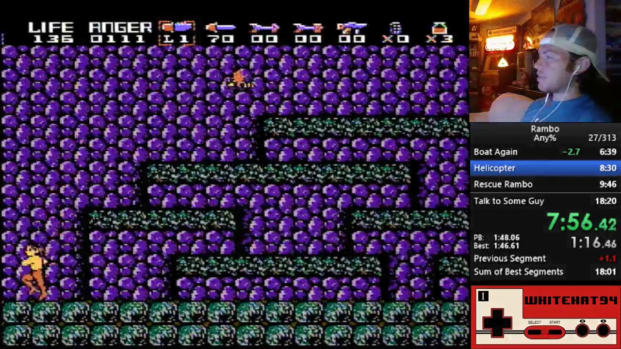 Rambo (NES/Famicom) Any% 18:18
