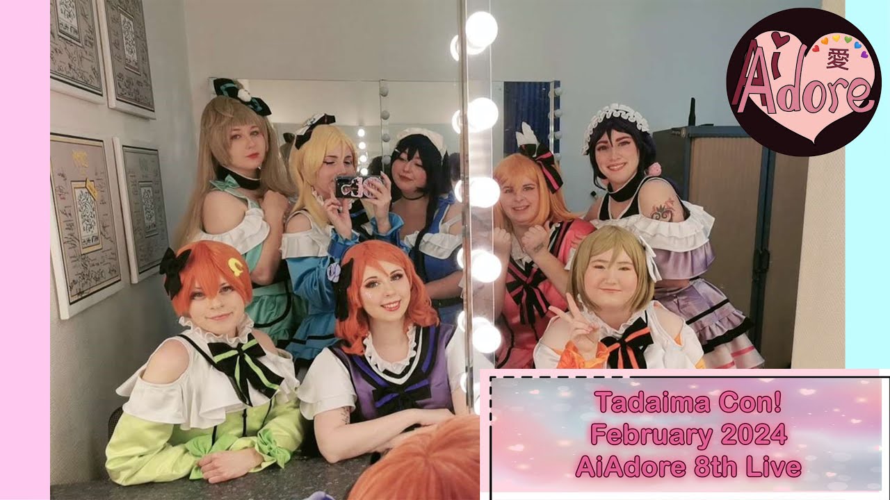 AiAdore 8th Live | Tadaima Con Dortmund 09.02.2024 | Love Live Cosplay Dance
