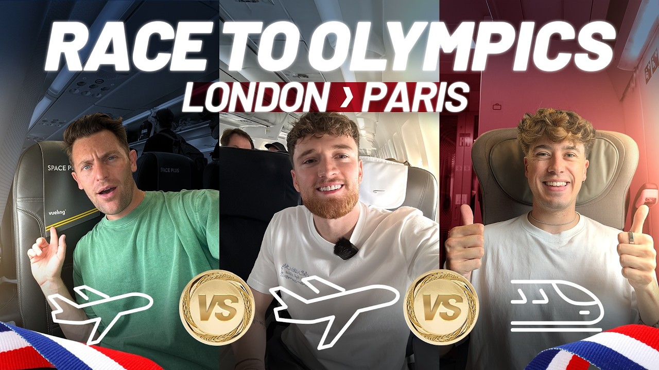 3-Way RACE TO PARIS OLYMPICS: Eurostar vs British Airways vs Vueling