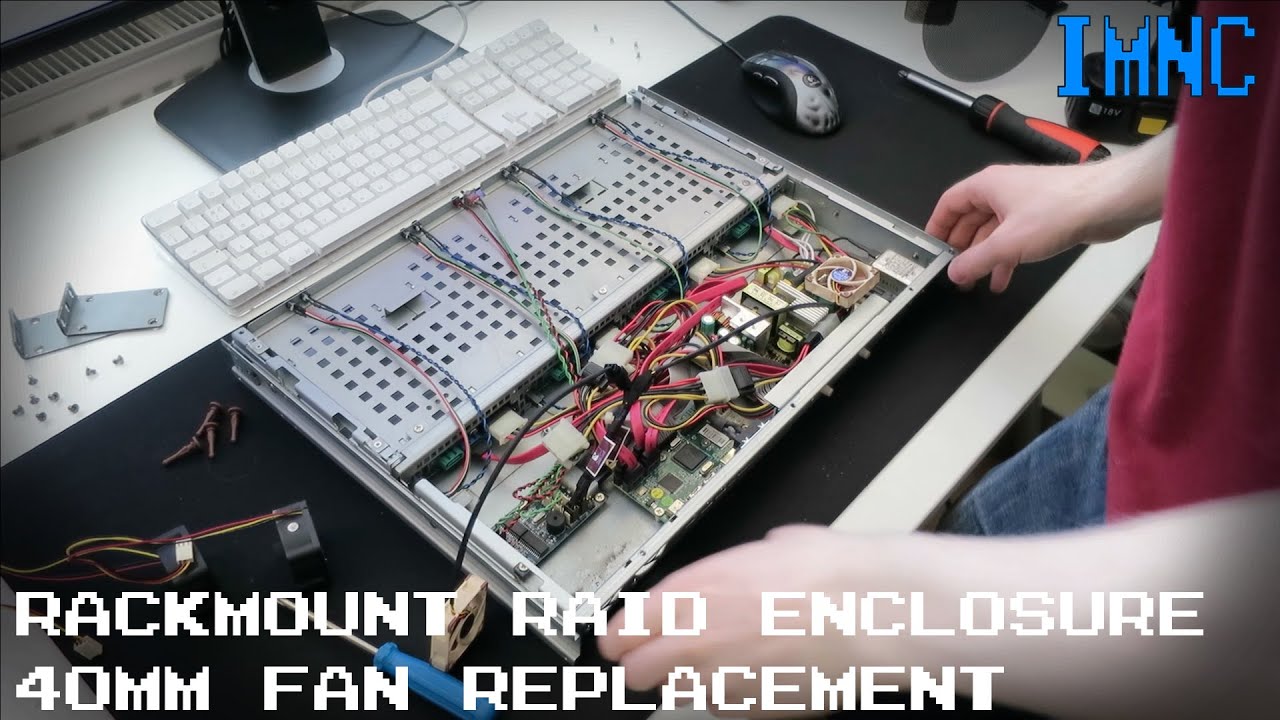 Усмирение шума моего 1U RAID-корпуса для стойки | IMNC