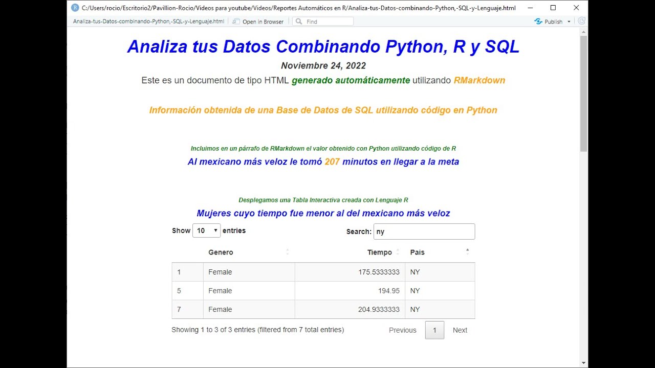 Analiza tus Datos Combinando Python, R y SQL