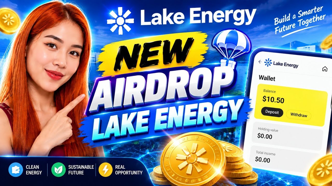 NEW AIRDROP: LAKE ENERGY $80M RAISED | NEW CRYPTO AIRDROP
