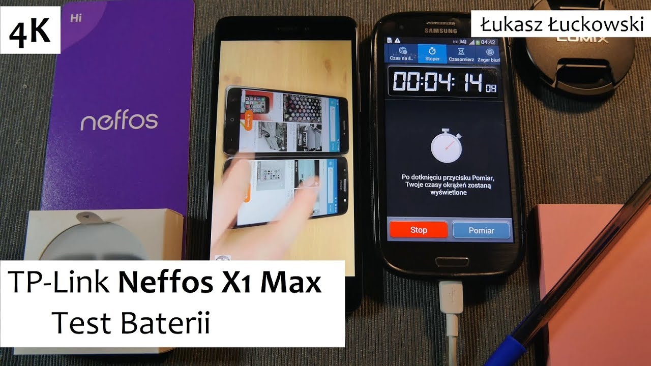TP-Link Neffos X1 Max Bateria 3000mAh | Test Baterii | Battery Test