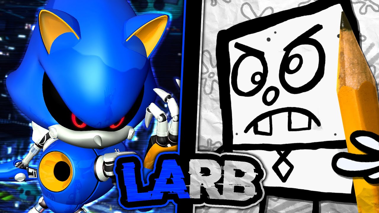 Metal Sonic vs DoodleBob | Lame-Ass Rap Battles