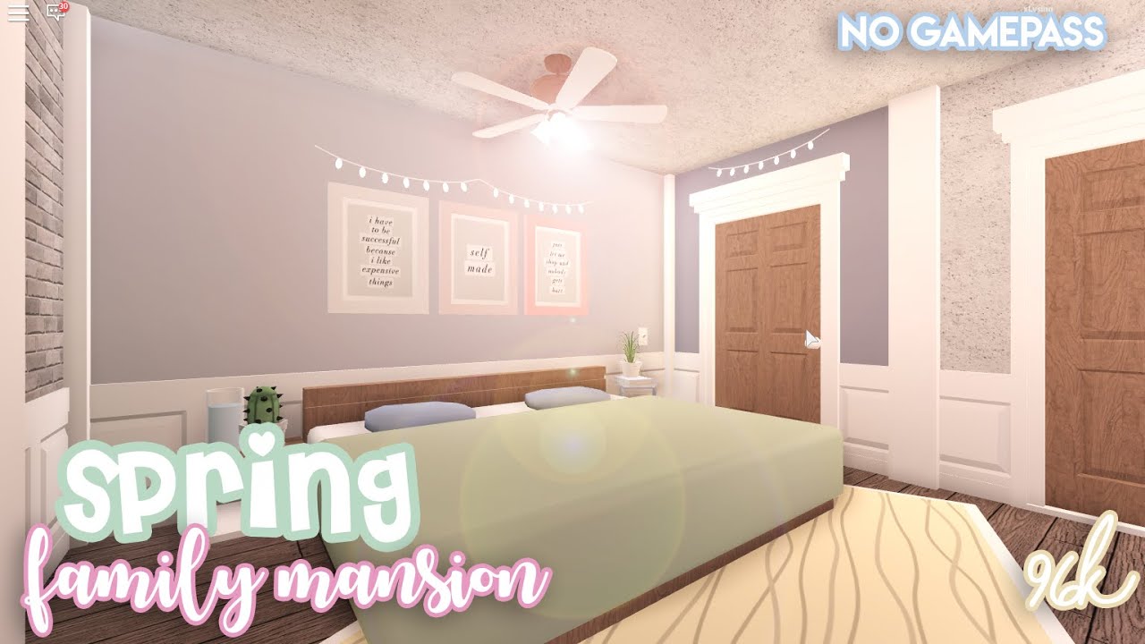 Bloxburg || Spring Family Mansion 98k (No Gamepasses) || House Build