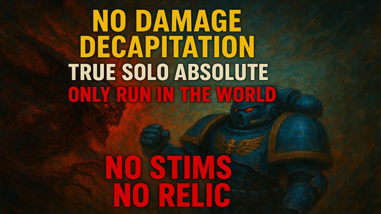 WORLD’S FIRST AND ONLY RUN ⚡ NO DAMAGE DECAPITATION | True Solo PERFECT| Absolute difficulty| 16 min