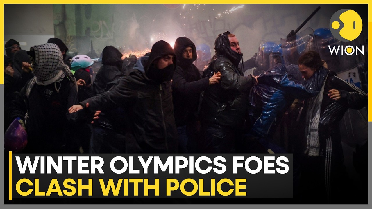 Milan Anti-Olympics Protest Turns Bloody: Clashes Erupt | WION