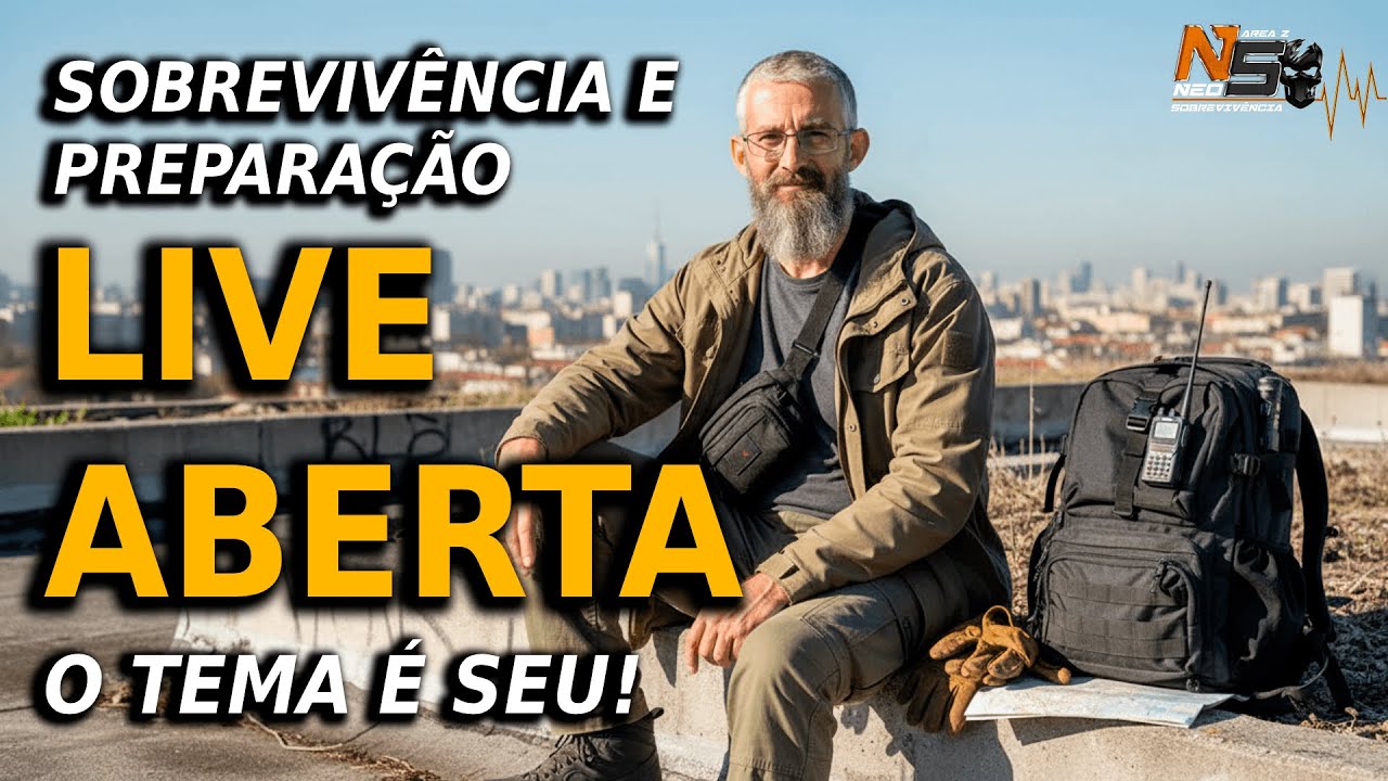 Live Sobrevivencialismo e Preparação - TEMA LIVRE!
