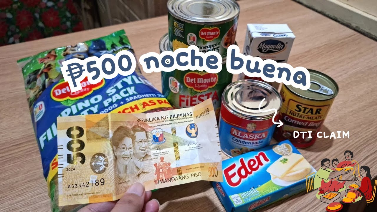 CAN ₱500 BUY NOCHE BUENA? 🎄 | Grocery Reality Check