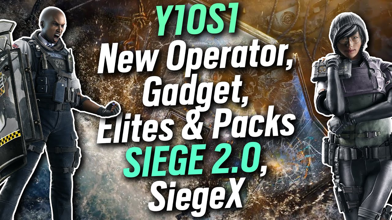 Y10S1 New Operator, Gadget, Elites & Packs, SIEGE 2.0, SiegeX Details