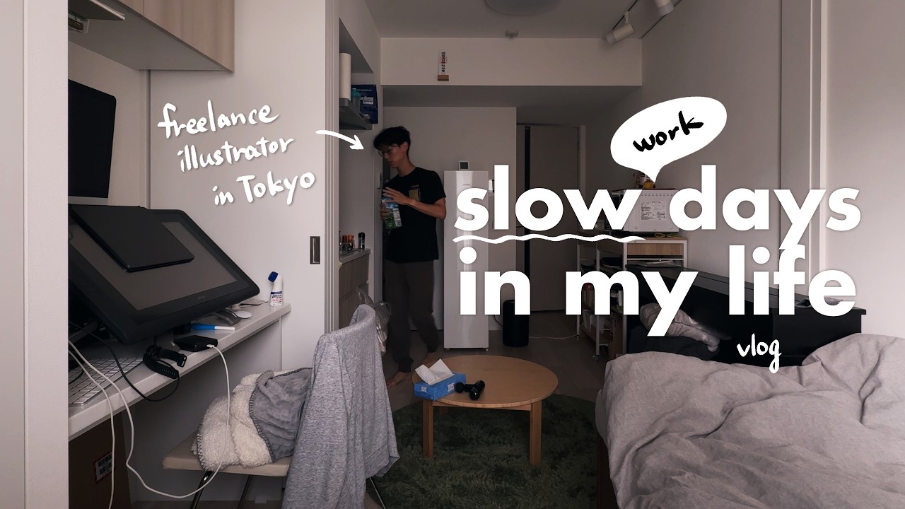 how I spend my days when work is slow | freelance life in Japan as a children's book illustrator
