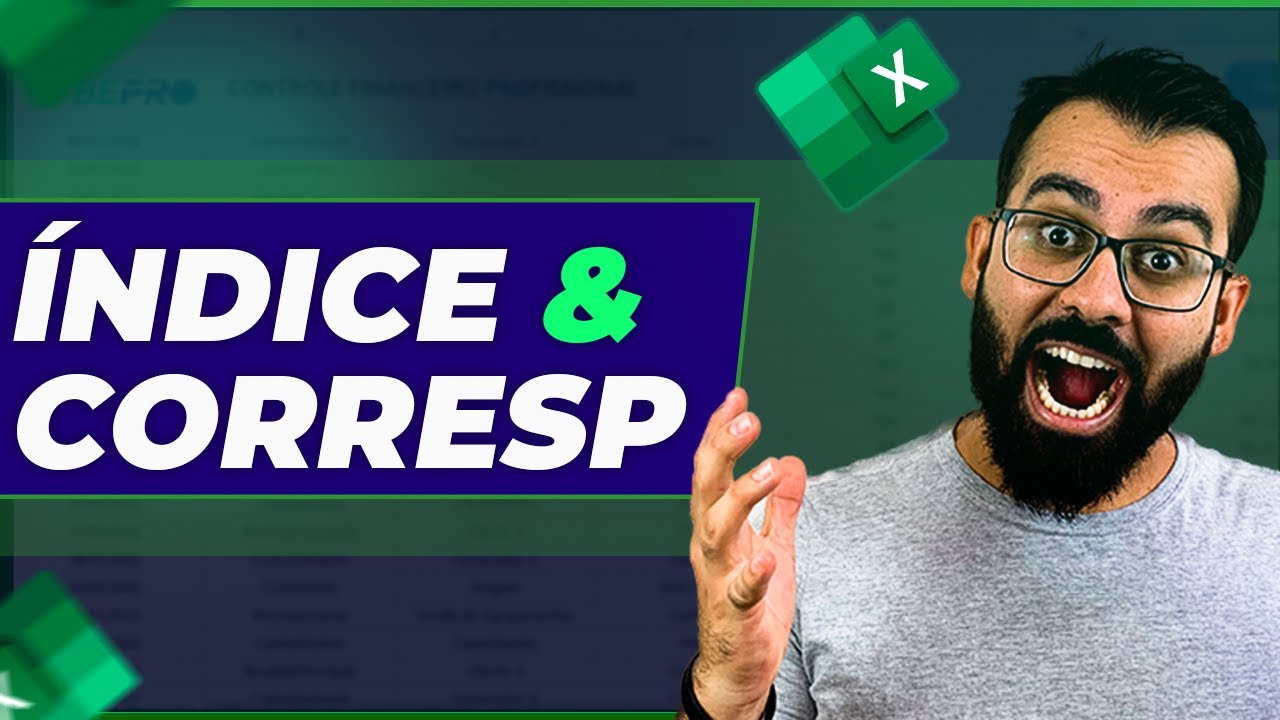 Índice e Corresp no Excel: Aula Completa Passo a Passo | Dê Adeus ao PROCV