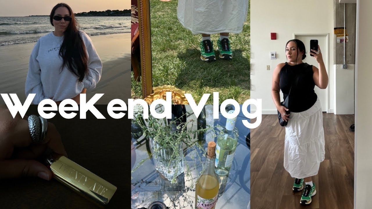 Summer in New England, drinks with the girls, flea market & thrift with me! 