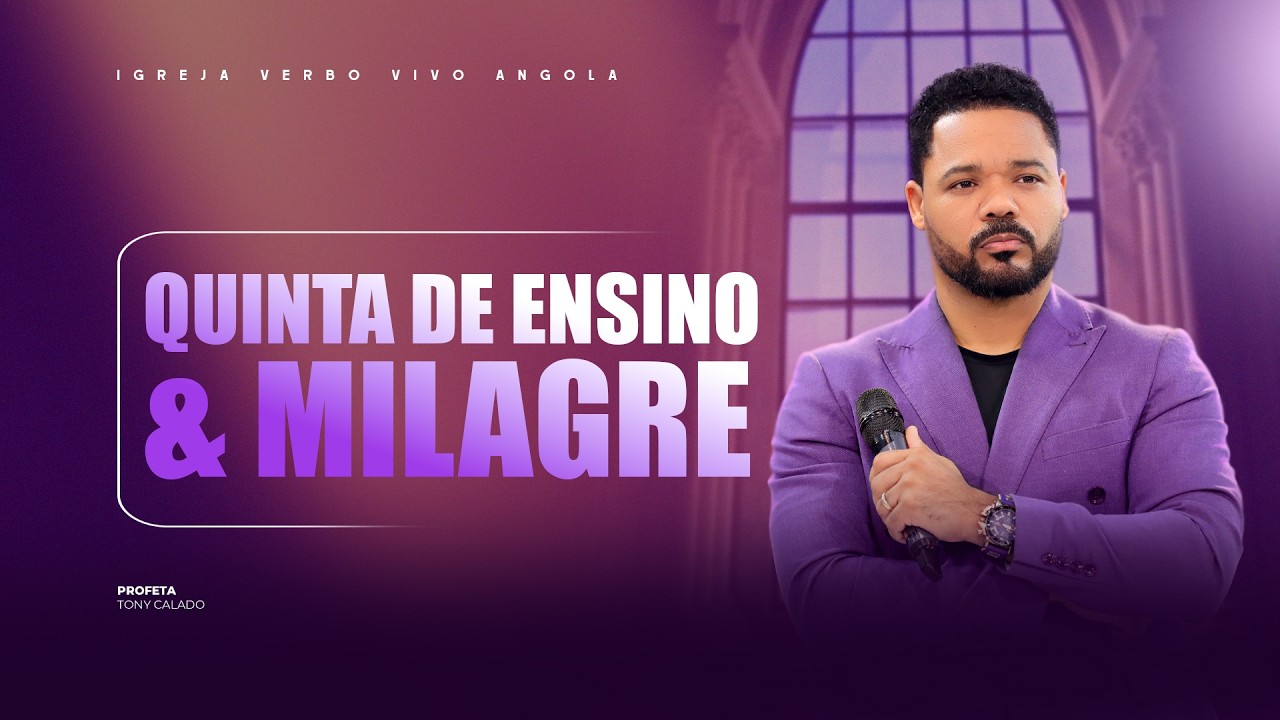Culto De Ensino E Milagre | Tony Calado
