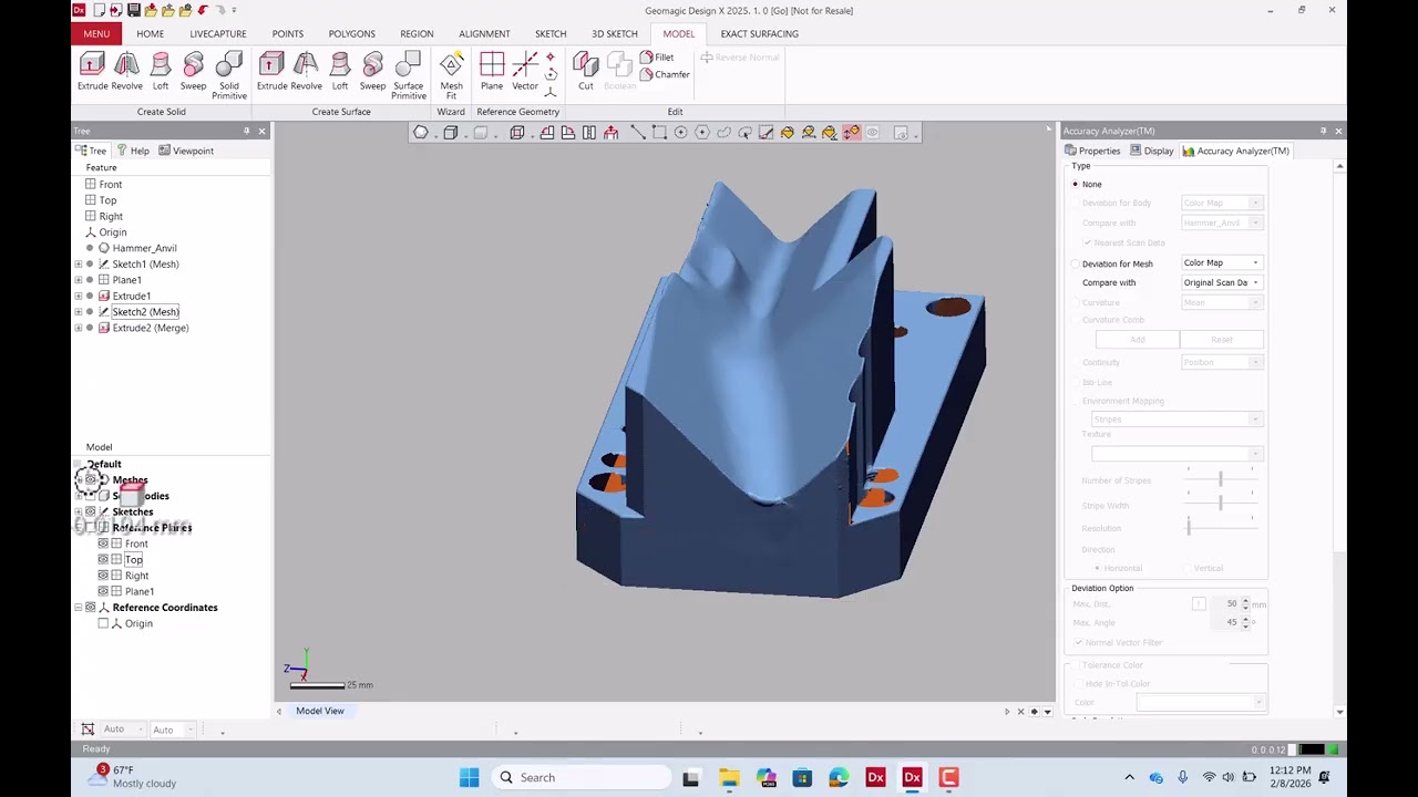 10 Mesh Fit Tools | Geomagic Design X Go Training