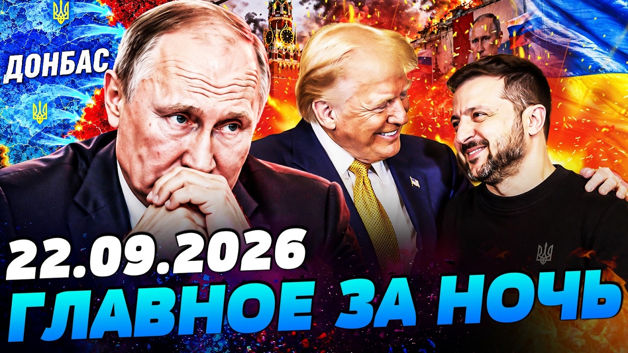 💥ЭТОЙ НОЧЬЮ! ЧУДО ДЛЯ УКРАИНЫ СЛУЧИЛОСЬ! США СДЕЛАЛИ ЭТО! КРЕМЛЬ УЖЕ ОГЛАСИЛ... &mdash; УТРО 22.09.2026