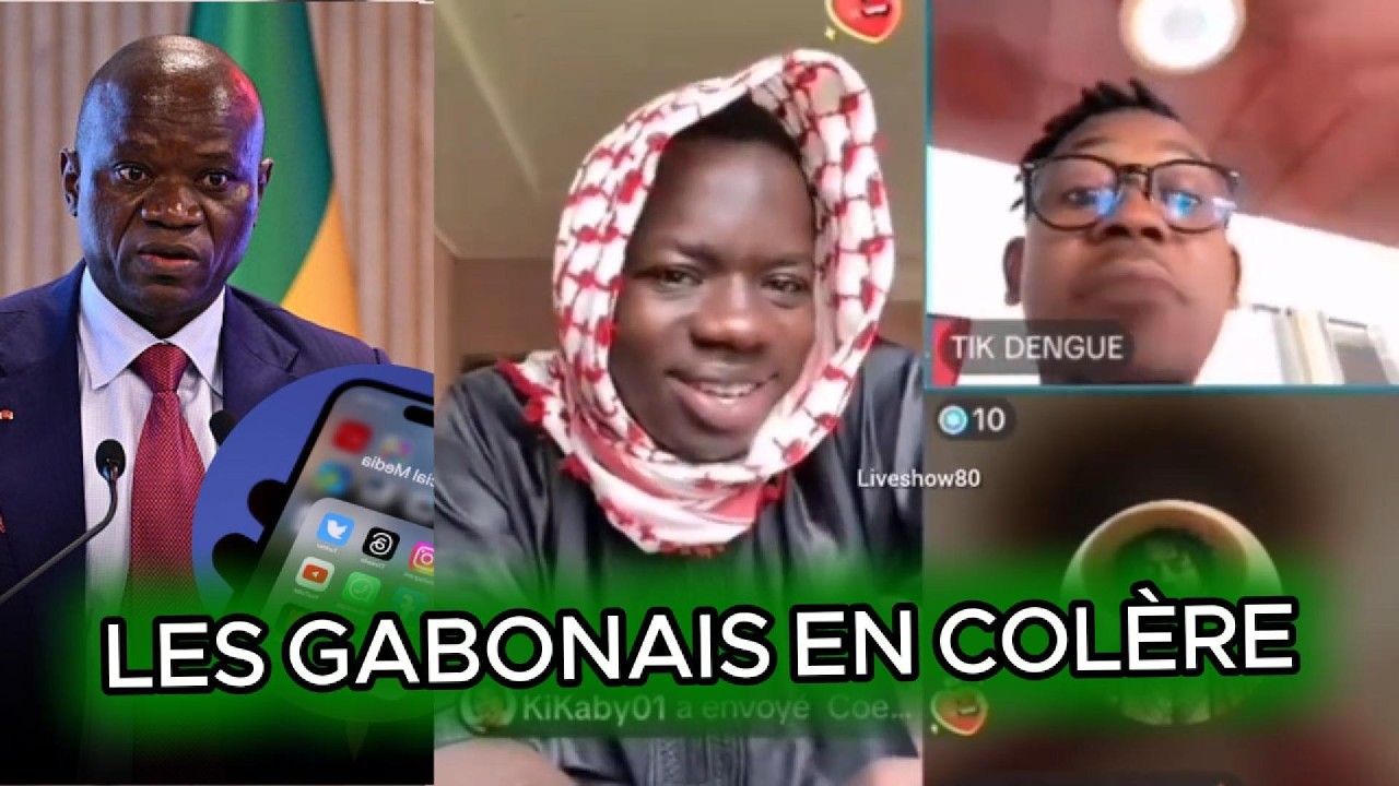 SUS**PENSION DES RÉSEAUX SOCIAUX : LES GABONAIS TRÈS EN CO**LÈRE CONTRE LEUR DIRIGEANT .
