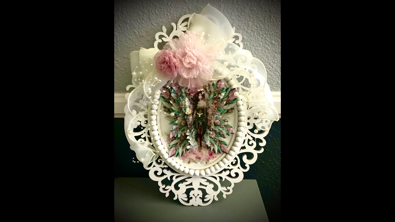 3-D Butterfly Fairy Wall Hanging