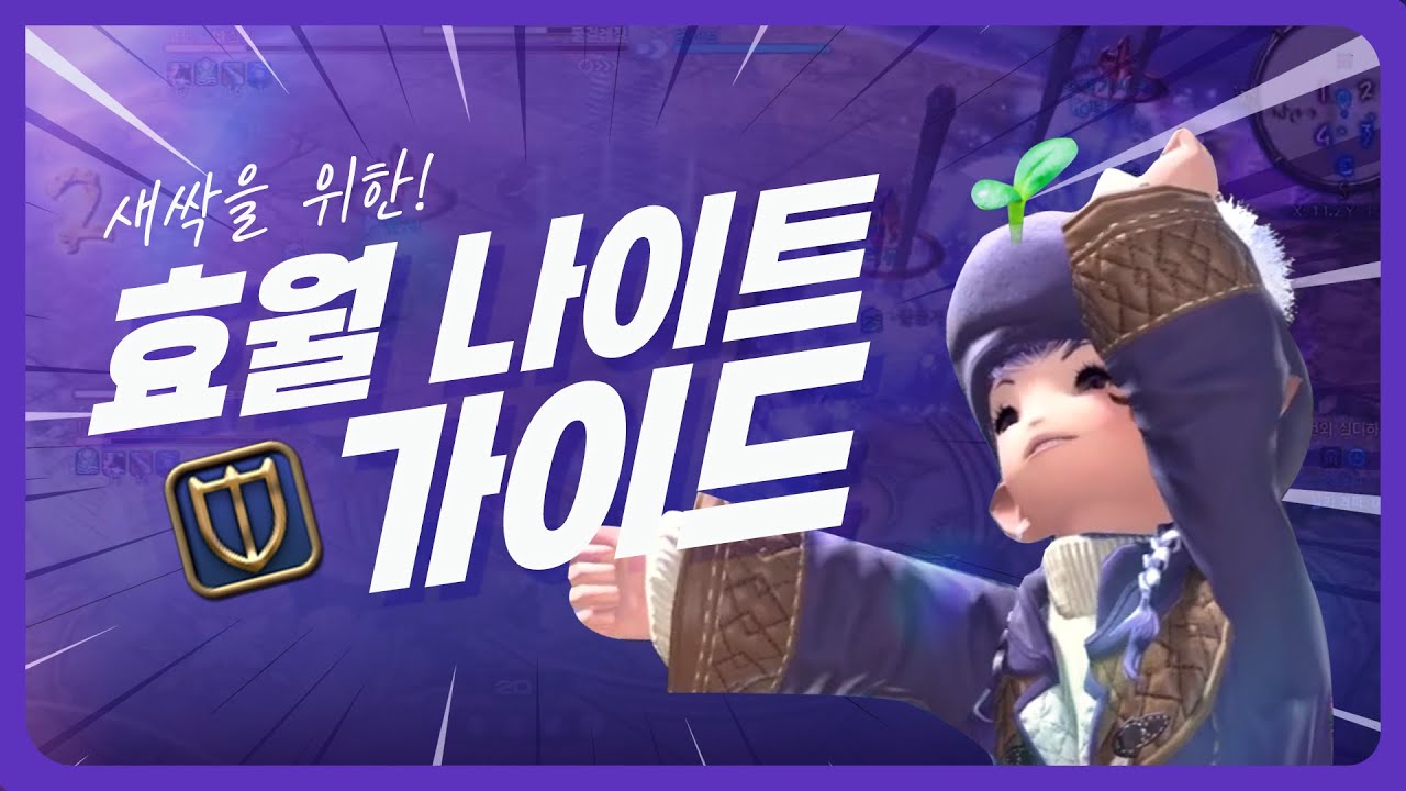 [파판14] 효월 나이트, 10분 가이드!