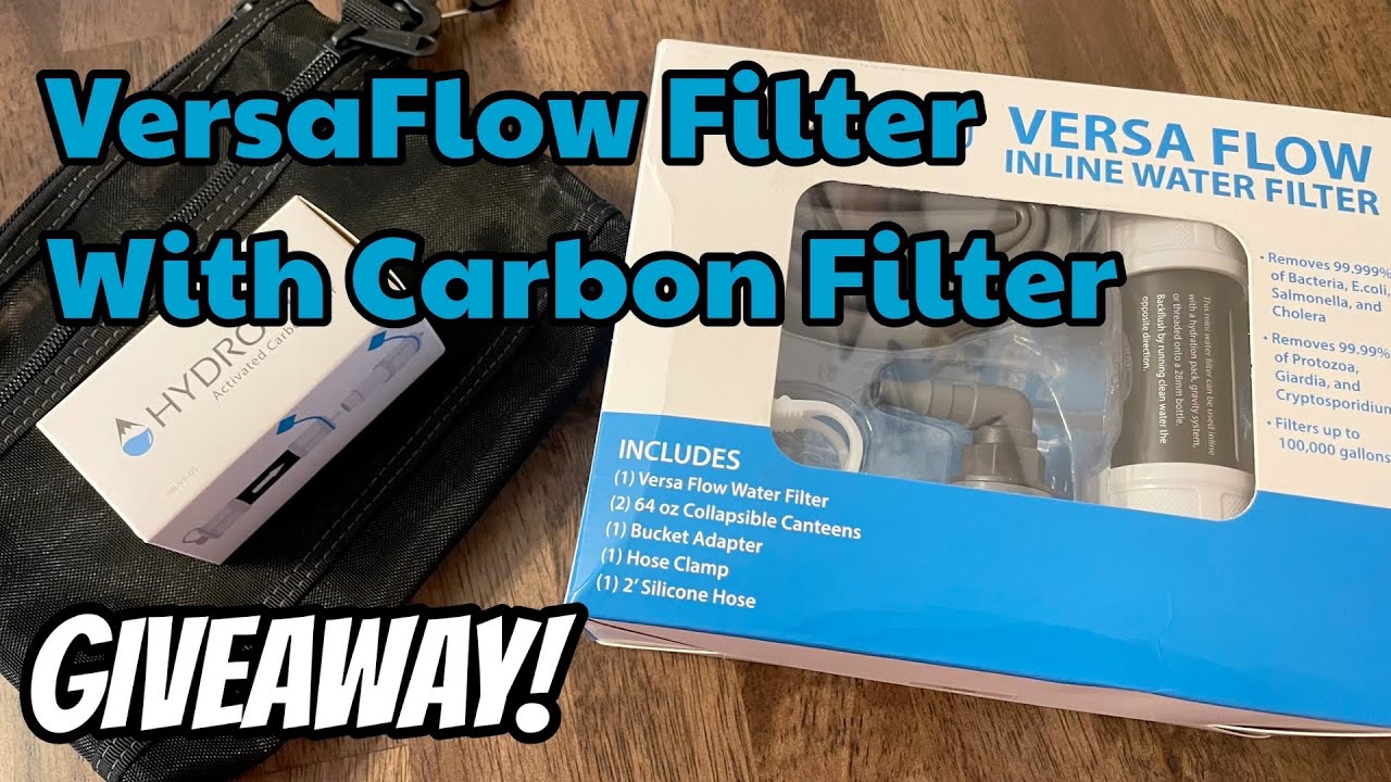 VersaFlow Filter with Carbon Filter GIVEAWAY